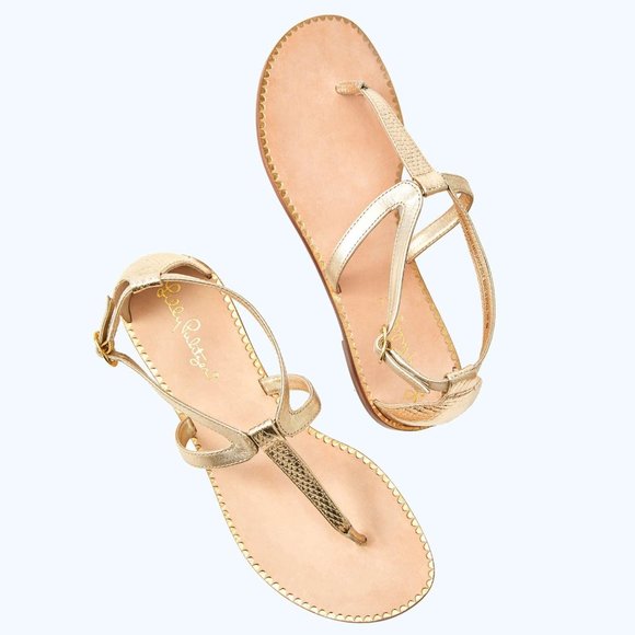 Lilly Pulitzer Heather Sandal - Size 8 - Picture 1 of 5
